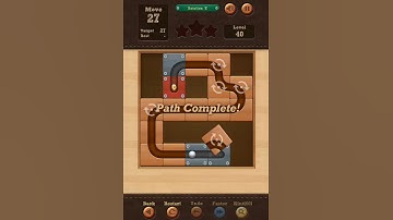 Roll the Ball slide puzzle Rotation E Pack Level 40 Solution