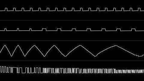 Doric Dream - "Hold My Hand All the Way" (2A03, 120Hz Cover) [Oscilloscope View]