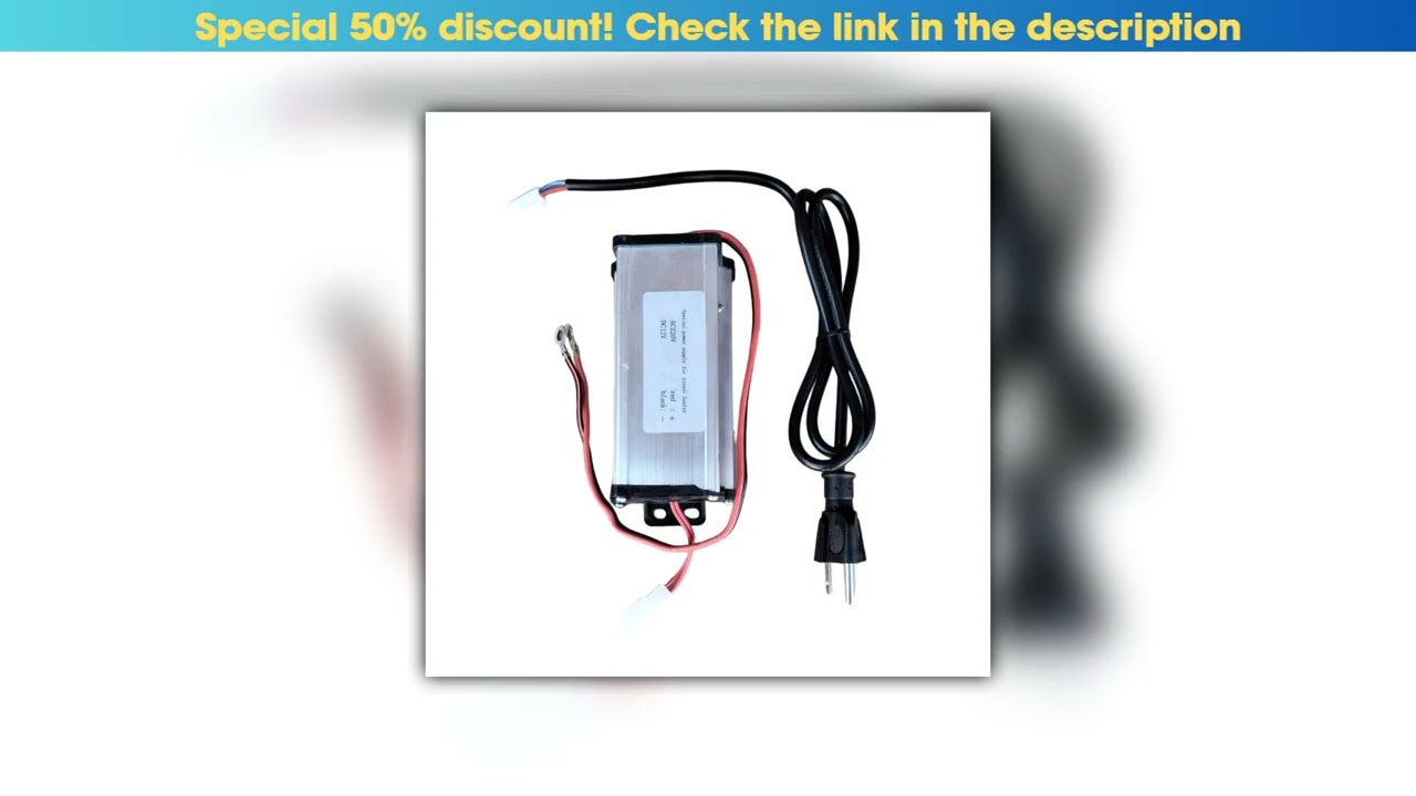 Deal 230V To 12V Power Converter Adapter For 5KW/8KW All-in-One Diesel Air Heater, 300W Output For•