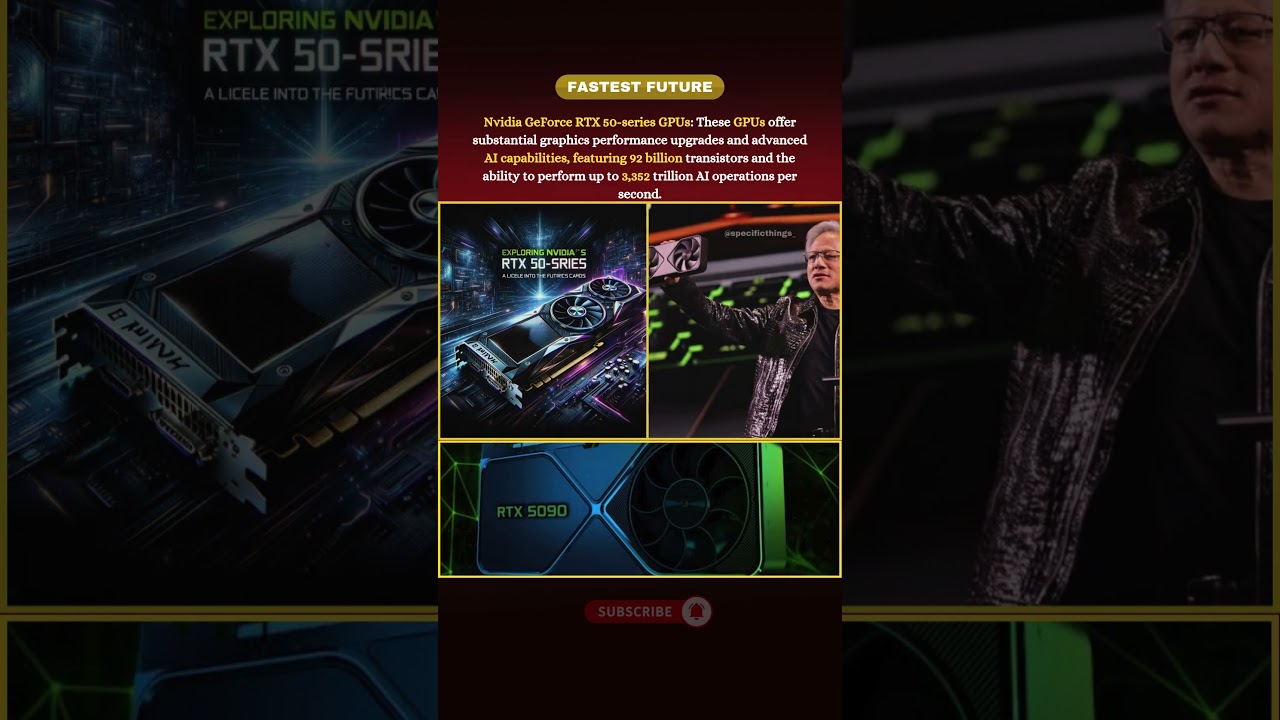 "Nvidia GeForce RTX 50-Series: Next-Gen AI Powerhouse with 92 Billion Transistors" 