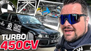 La voiture qui rend FOU avec 450cv !  BMW Turbo M50 de Drift