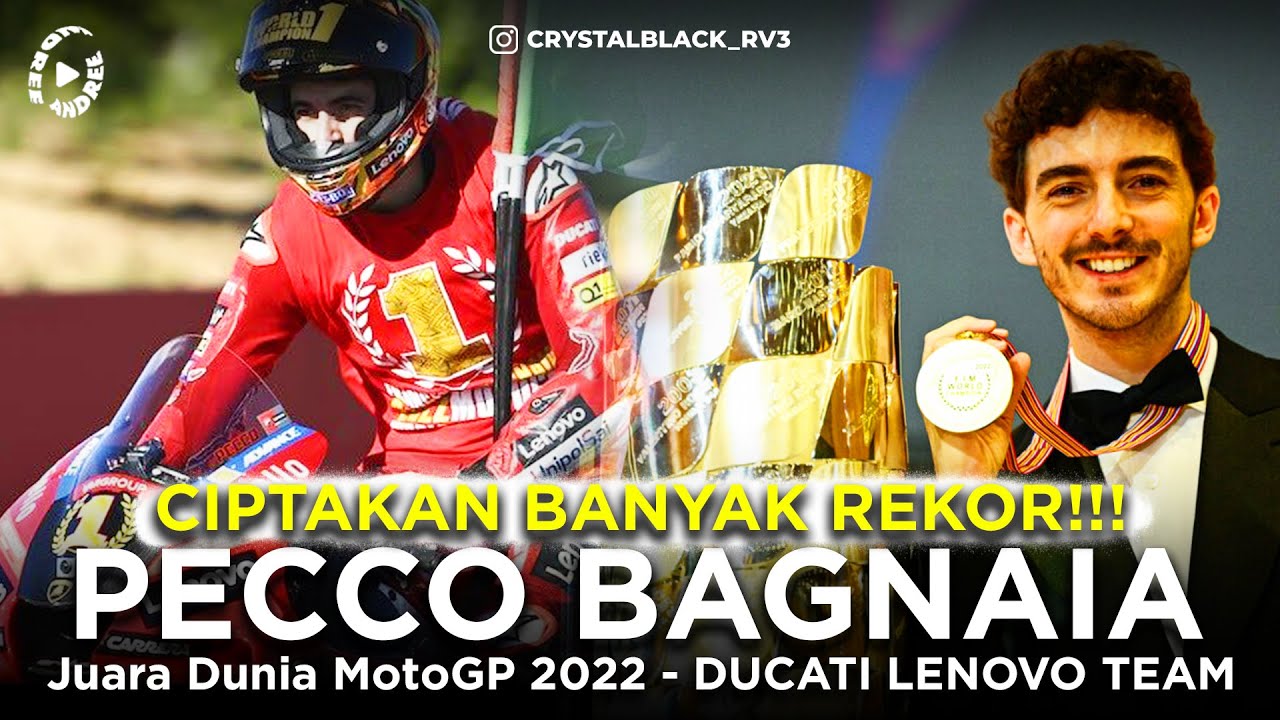 TERUNGKAP !! Rekor PECCO BAGNAIA Setelah Menjadi Juara Dunia MotoGP ...