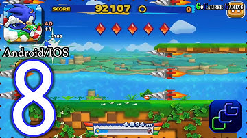 Sonic Runners Android iOS Walkthrough - Part 8 - Episode 7: Earthquake Island