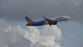 Allegiant Air Airbus A320 Taxi & Departure from Punta Gorda Airport