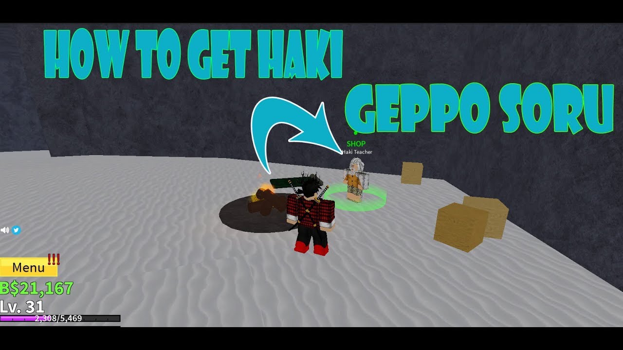 How To Get Haki Geppo Soru Black Leg Blox Piece Roblox By John S - gb gameblox roblox