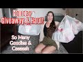 What I Got You For Christmas! Massive Holiday Haul &amp; Giveaway! So Many Goodies &amp; Cash! TJ Maxx Haul