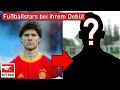 11 Fußballer zu Zeiten ihres Debüts - Footballstars at their debut - Fußballprofis in jungen Jahren