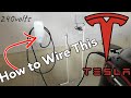 Installing tesla wall connector diy  step by step detailed installation