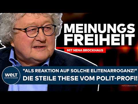 GERMANY: "A reaction to such elite arrogance!" Werner Patzelt's bold thesis!