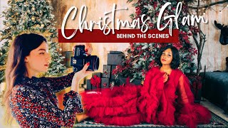 Christmas Glam Studio Photoshoot! 🎄 Behind The Scenes Photography Tutorial