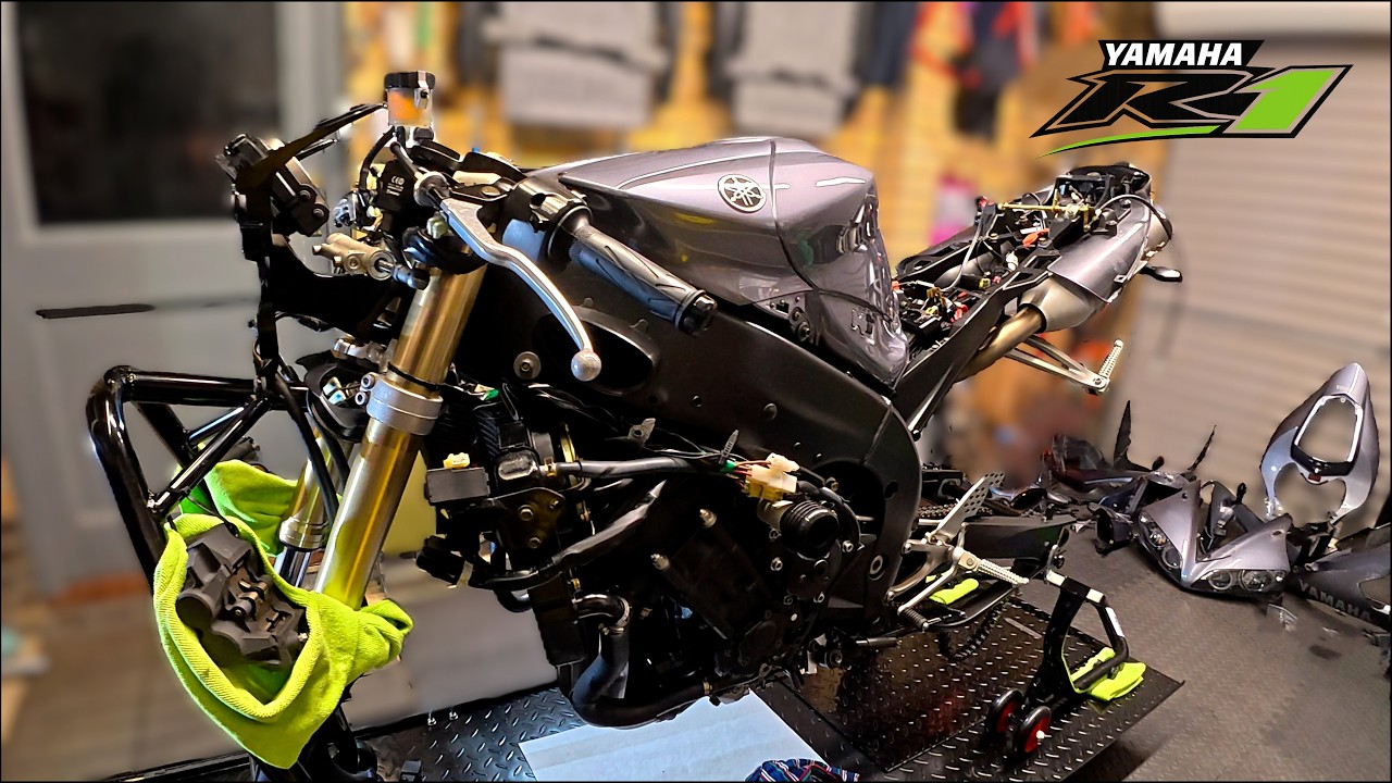 Yamaha R1 DEEP CLEAN and the FIRST SERVICE IN YEARS | 2005 Yamaha R1