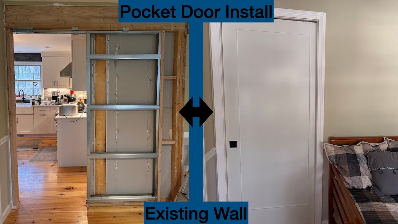 Installing a Pocket Door in an Existing Wall Time Lapse - YouTube