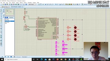 Bài tập VXL: Mô phỏng LED chớp tắt bằng phần mềm Proteus 8 và CCS