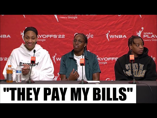 FUNNY: They Pay Me - A'ja Wilson Tells WNBA After They Wonder If Her Having Gatorade Is Legal class=
