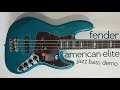 Fender Jazz Bass Ocean Turquoise