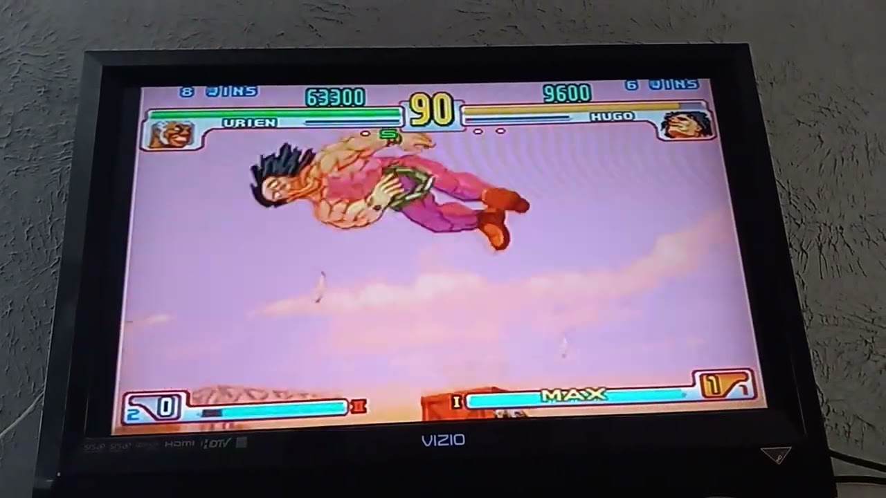 Street Fighter 3: Third Strike (PlayStation 2) - Urien VS. Hugo