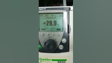 TEST RUN - Schneider Electric Altivar 71 Drive - ATV71HD75N4