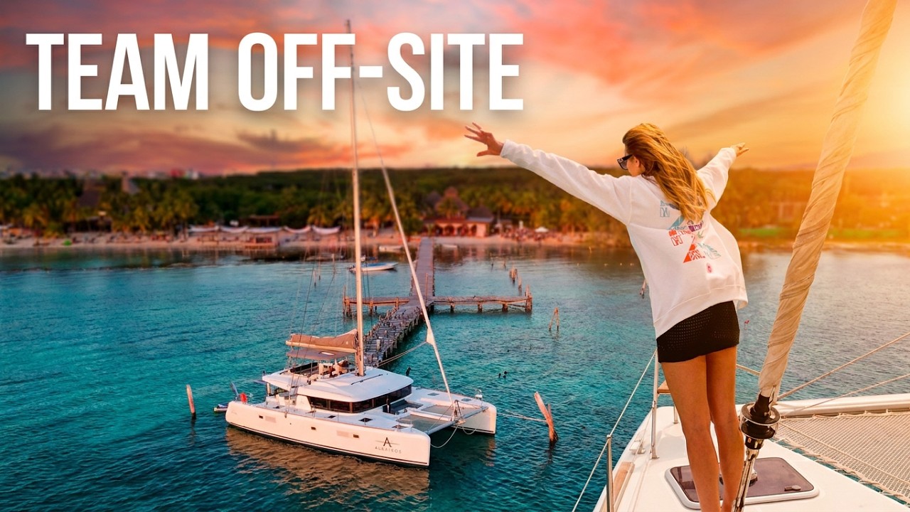 ⁣52Ft Lagoon Corporate Sailing Adventures | Riviera Maya Catamarans