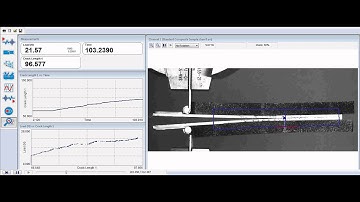 Automatic measurement of crack length on composite DCB specimen