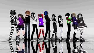 MMD Creepypasta - FIRE (BTS)