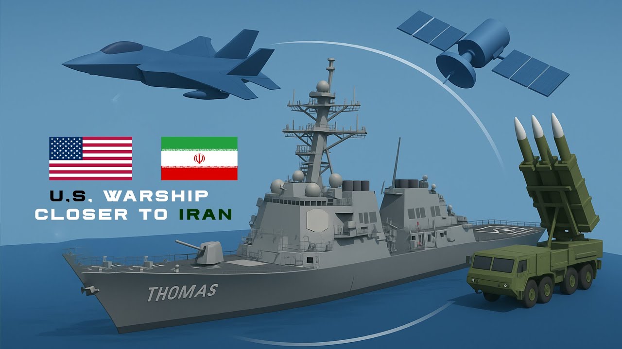U.S. Warship Moves Closer to Iran  USS Thomas Hudner Nears the Persian  Gulf.  USS Thomas Explained.