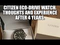 Citizen Eco-drive watch after 4 years.