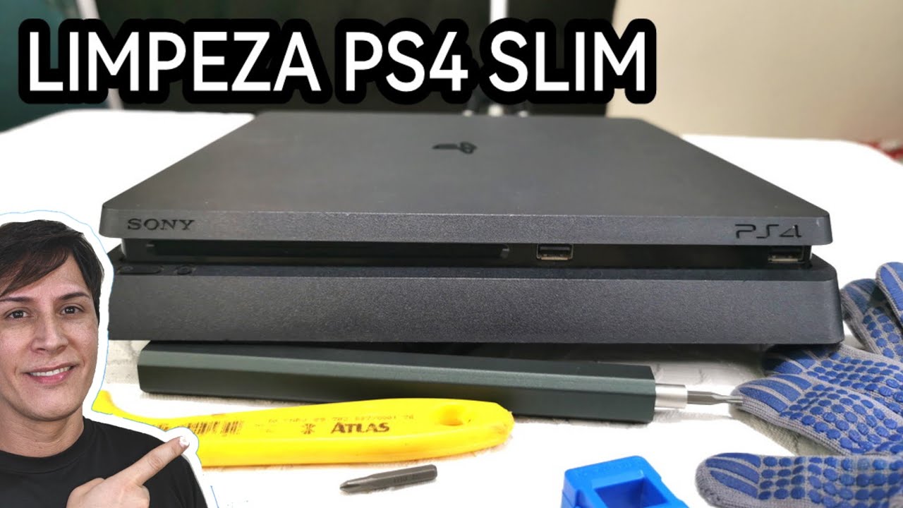 🔵Tutorial como abrir e limpar PS4 slim #Ederson #Ferrarini