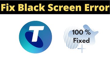 Fix My Telstra App Black Screen Error Problem Solved in Android - My Telstra App screen issue solved