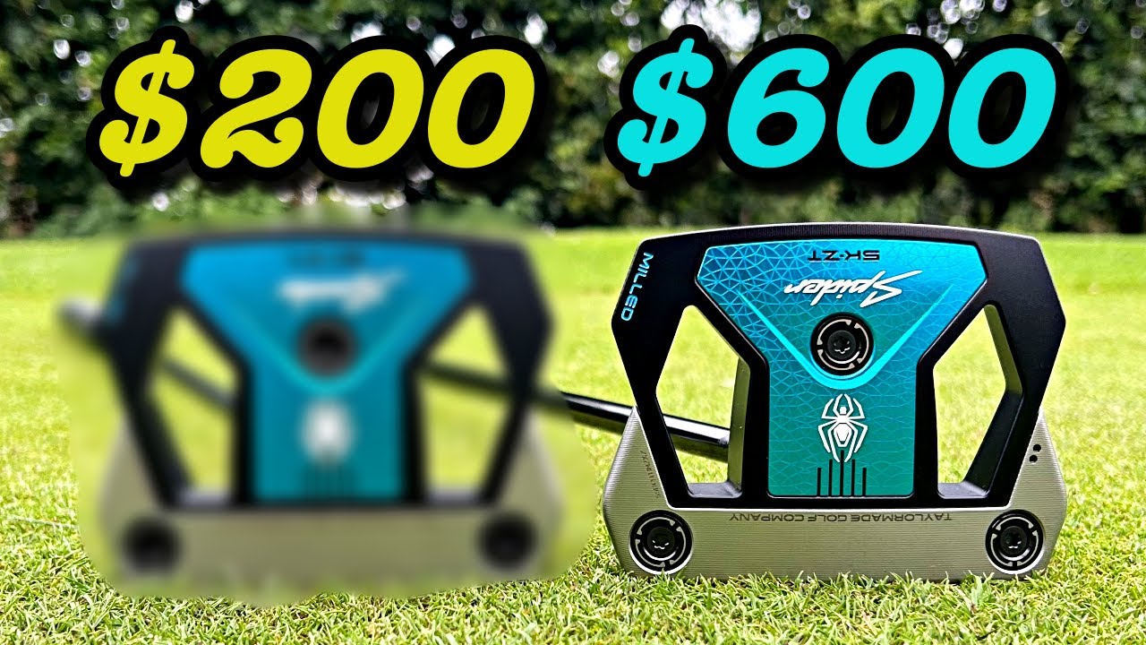 FAKE $200 Spider ZT vs $600 Taylormade Spider ZT Putter