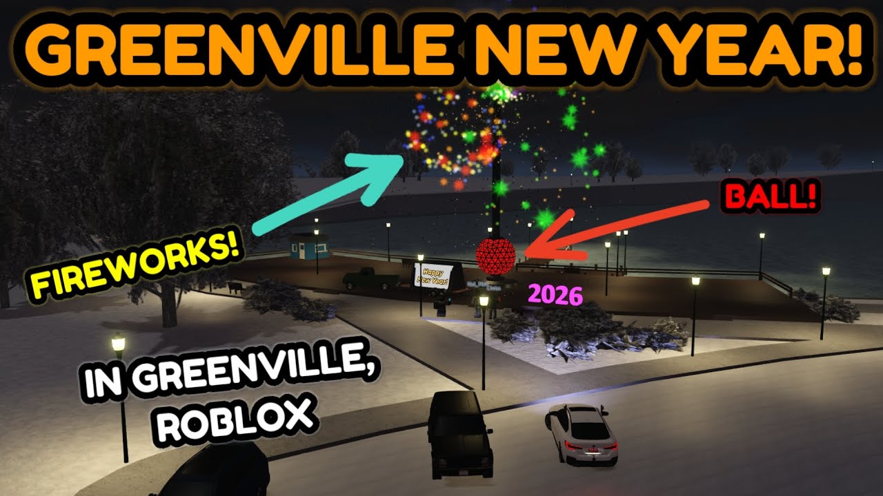 Greenville BALL DROP For 2026 NEW YEAR On Roblox Roleplay YouTube 