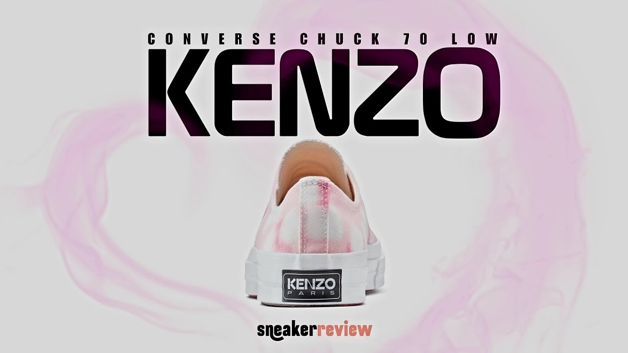 KENZO PARIS x Converse Chuck 70 Low DETAILED LOOK + REVIEW - YouTube
