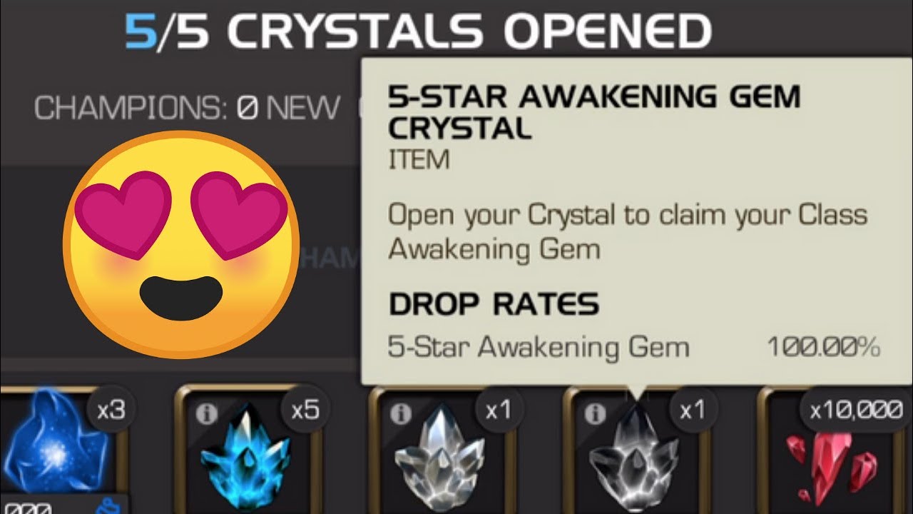 FINALLY 5-Star Awakening Gem Luck
