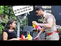 Police raid in restaurant  sub inspector picking up girl in cafe