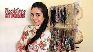 My UPDATED Necklace Storage || Lucykiins