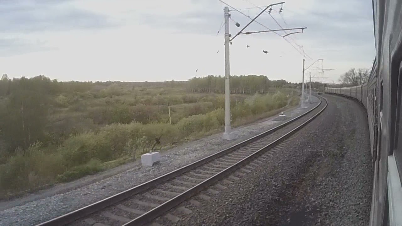 От Красноярска до Новосибирска. Транссиб из окна поезда. Часть 7. Юрга-1 - Новосибирск-Гл