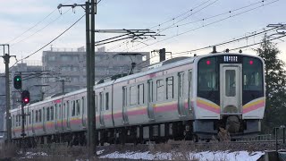 E129系B10編成 信越本線下り431M長岡→新潟→村上【4K】