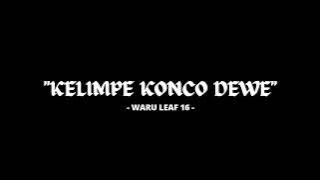 'KELIMPE KONCO DEWE' | WaruLeaf16 | Video Lirik