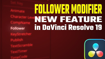 NEW Update to Follower Modifier in DaVinci Resolve 19 and Why You Need to Know THIS!