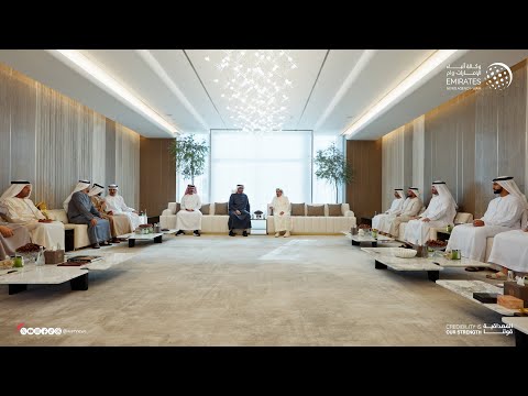 رئيس الدولة يزور حاكم عجمان 