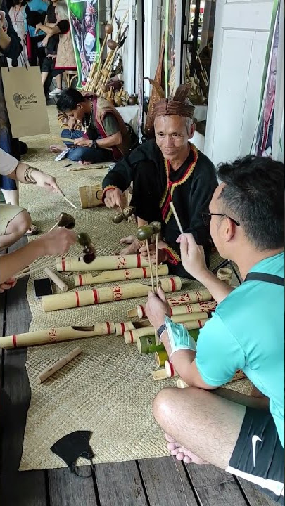 Kiromboi, a traditional percussion instrument of the Bidayuh