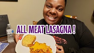 All Meat Lasagna || Little's Mama's Cooking Show