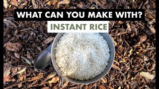 Pantry Series: Instant Rice | Easy Backpacking Meals | Hiking | Camping