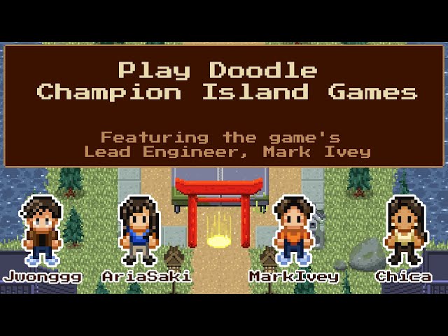Playing Champion Island Games LIVE w/ the Doodle's Engineer! 