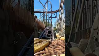 UNBELIEVABLE Multi Launch Roller Coaster TOUTATIS at Parc Asterix! #travel #summer #france