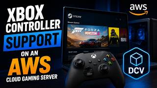 Gaming Controller Support on an AWS Cloud Gaming Server with Amazon DCV
