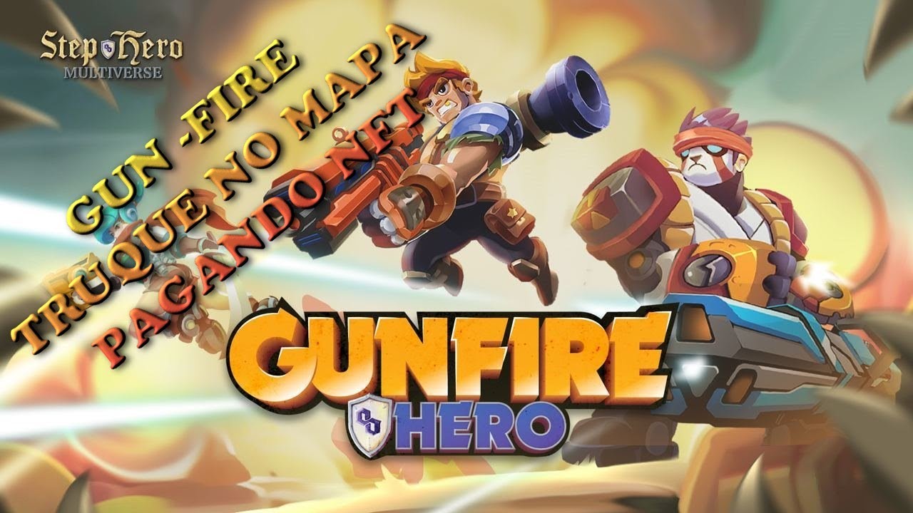 Gunfire hero step hero venha para game play como passa dos mapas como usa upgrade truque boss 🎮💣NFT