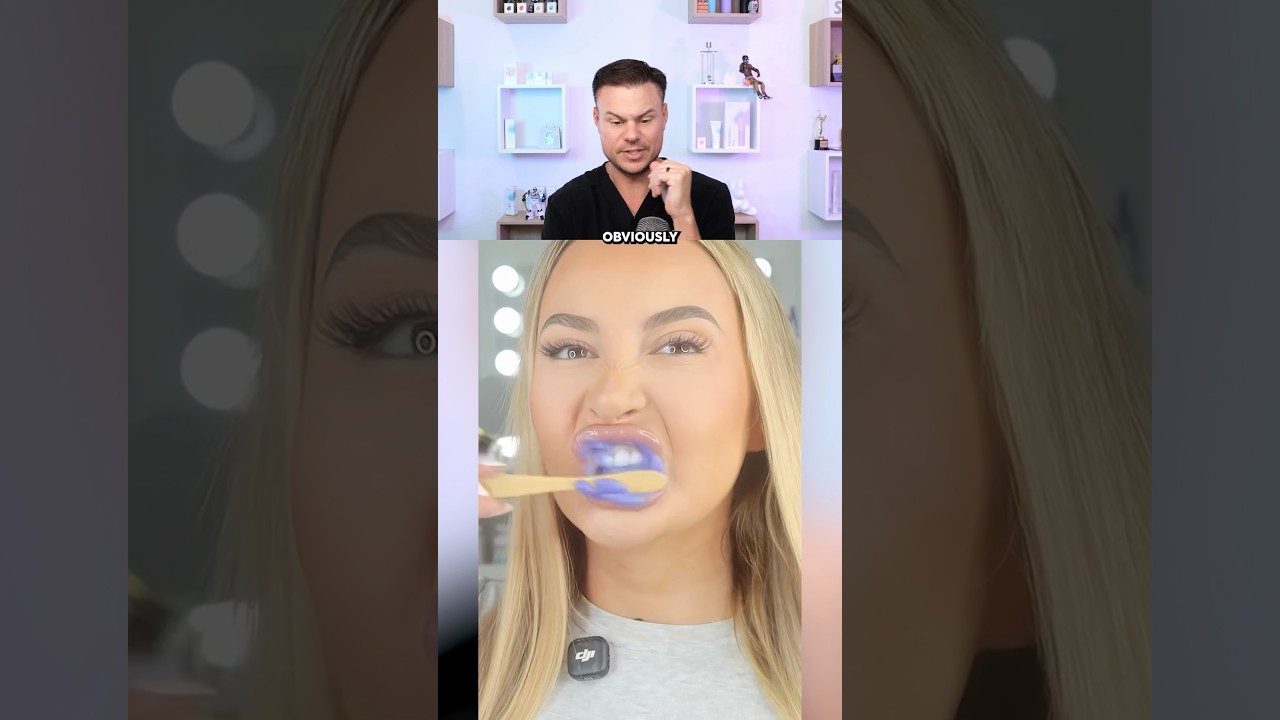 Dentist Reacts To Teeth Cleaning Routine! 😮🦷