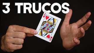 3 TRUCOS DE MAGIA CON CARTAS