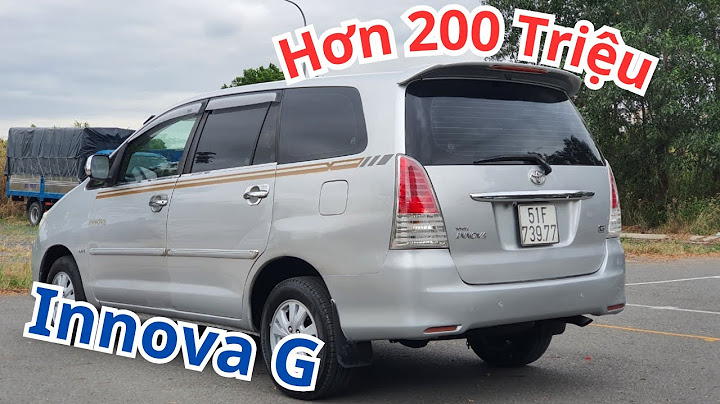 Đánh giá xe innova g 2008