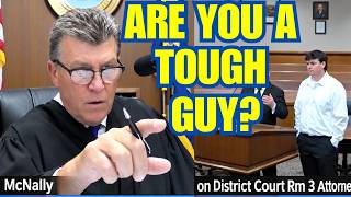 JUDGE LAYS INTO BAR ROOM TOUGH GUY!